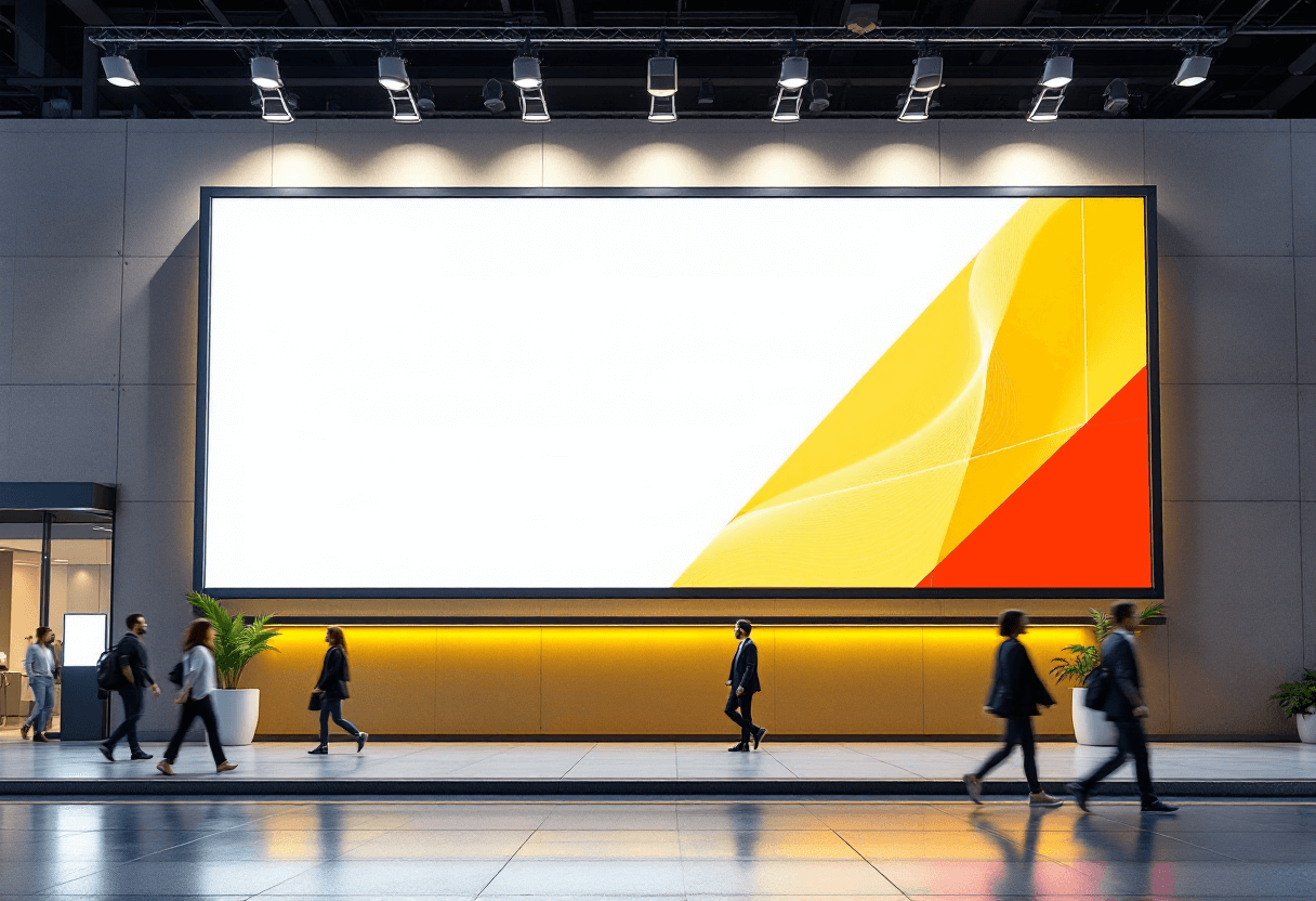 Panneau publicitaire grand format extérieur